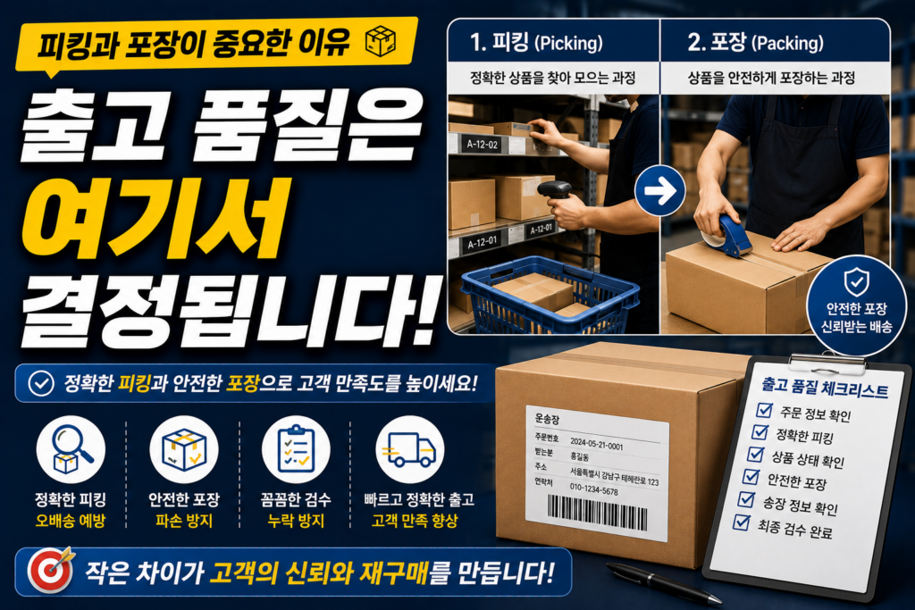 피킹과 포장이 중요한 이유는? 출고 품질은 여기서 결정됩니다 피킹과 포장이 중요한 이유는? 출고 품질은 여기서 결정됩니다