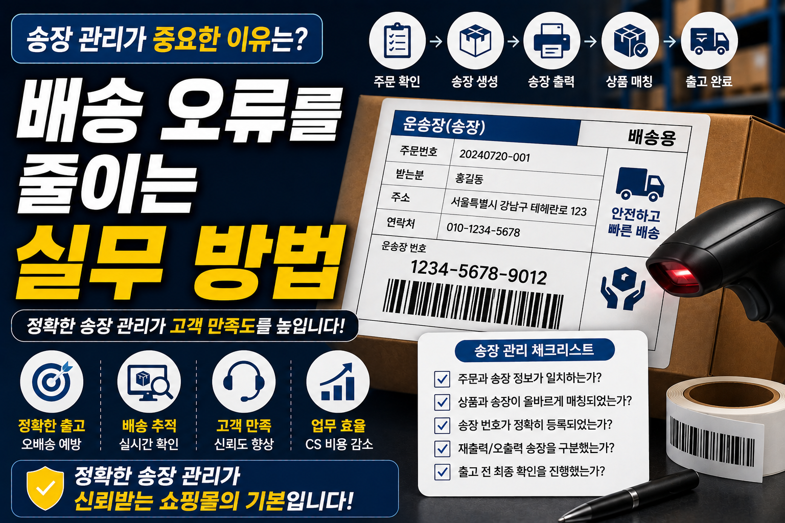 송장관리가 중요한 이유는? 배송 오류를 줄이는 실무 방법