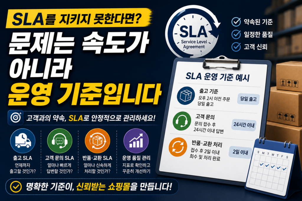 SLA를 지키지 못하는 이유는 무엇일까요? 운영 기준부터 달라야 합니다