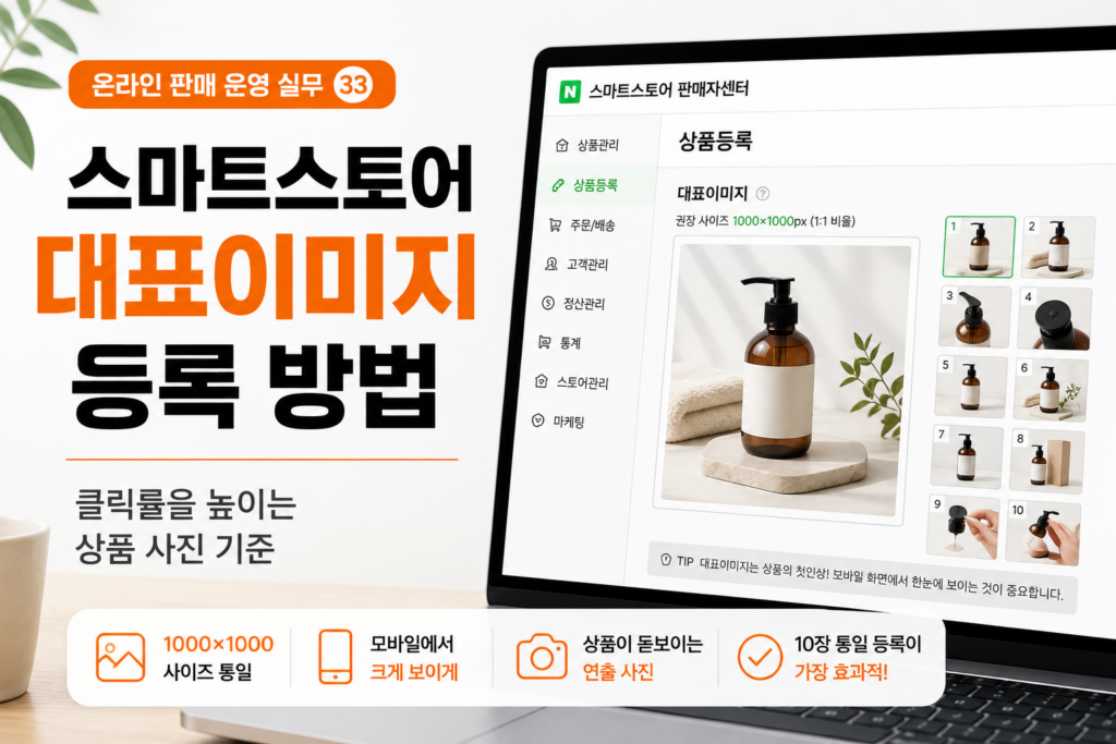 스마트스토어 대표이미지 등록 방법, 클릭률을 높이는 상품 사진 기준 스마트스토어 대표이미지 등록 방법, 클릭률을 높이는 상품 사진 기준