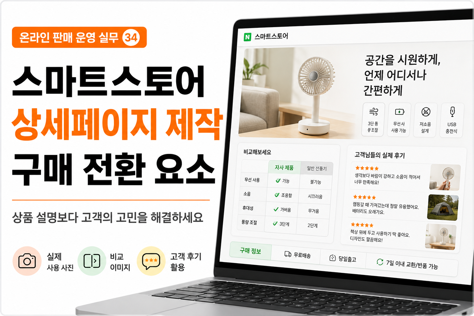 스마트스토어 상세페이지 제작 판매자가 놓치기 쉬운 구매 전환 요소