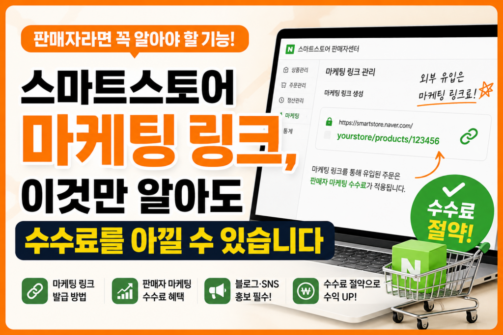 스마트스토어 마케팅 링크 이것만 알아도 판매 수수료를 아낄 수 있습니다 스마트스토어 마케팅 링크, 이것만 알아도 판매 수수료를 아낄 수 있습니다